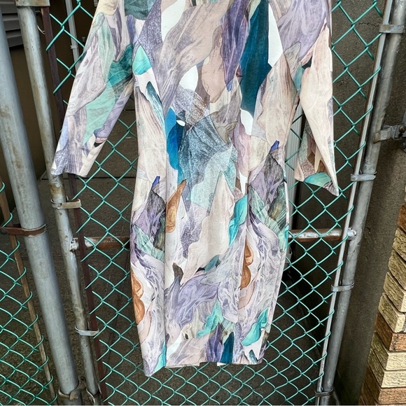 H&M Midi Tailored Dress 3/4 sleeves 6 - Picture 15 of 16